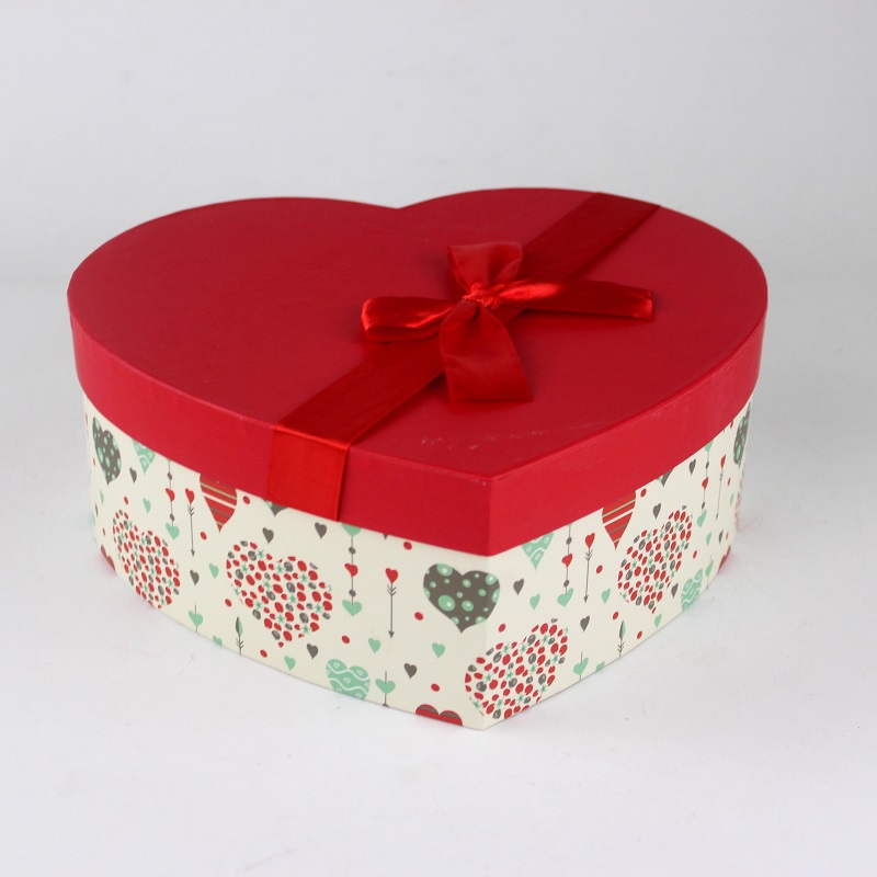 Belle fleur en forme de coeur boîte cadeau avec ruban Bowknot - Chine Boîte  de fleurs, boîte cadeau