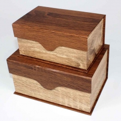 boîte de papier design en bois