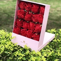 Nouveau design fleuriste emballage cadeau boîte à fleurs.Coffret cadeau de Saint-Valentin