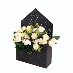 Boîte de papier de forme d'enveloppe de logo faite sur commande pour emballer des fleurs