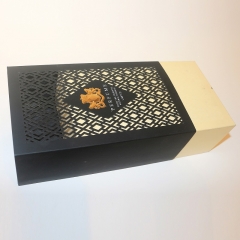 Boîte à vin en carton logo personnalisé de haute qualité avec tiroir