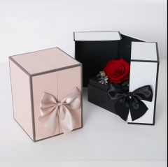 Boîtes à fleurs en carton de conception d'impression de luxe avec tiroir