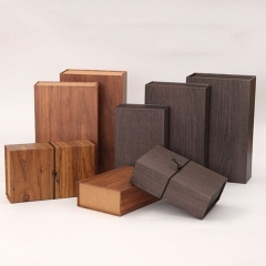 Wooden Design Paper Gift Box