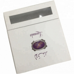 Boîte faite sur commande d'emballage de cadeau de papier pour le paquet d'extension de cheveux avec magnétique