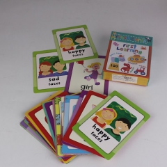 Custom size 62*87mm  education flash card playing cards printing