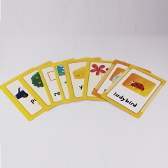 cartes flash personnalisées d'éducation à jouer cartes imprimant la conception personnalisée
