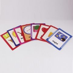 cartes flash personnalisées en papier 98 * 70mm pour enfants
