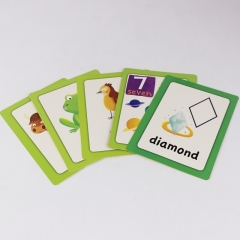 éducation personnalisée cartes flash carte carton papier à jouer impression