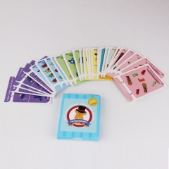 conception personnalisée cartes flash éducatifs cartes à jouer cartes de jeu avec boîte