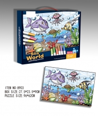 vente en gros 12 stylos aquarelle peinture puzzles personnalisés pour les enfants