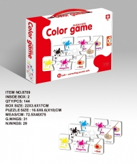 puzzle éducatif en carton match match jeu de puzzle pour enfants
