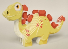 Dinosaur Shaped 3D non-glue jigsaw puzzles for kids